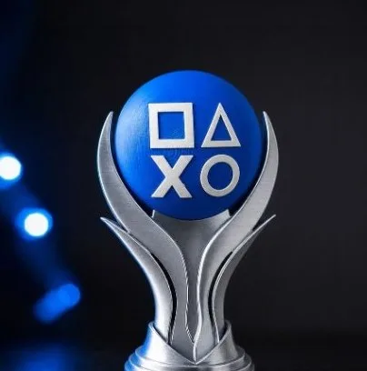 Troféu Platina impresso em 3D